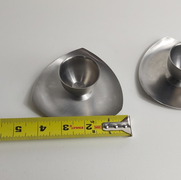 Vintage pair Stainless Steel egg holders - Picture 8 of 13
